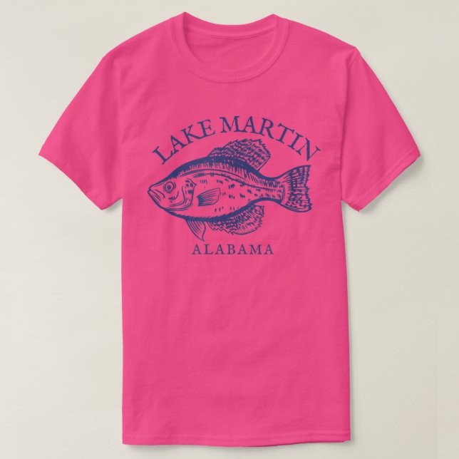 Sjö Martin AL Crappie Fishing  T Shirt (Design framsida)