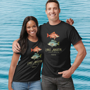 Sjö Martin Alabama nautisk fiskebeklädnad T Shirt