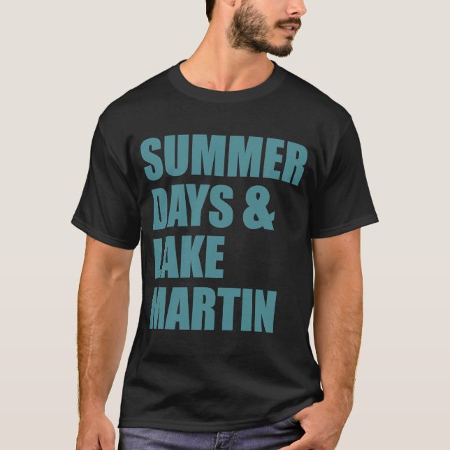 Sjö Martin, Alabama sommardagar T Shirt (Framsida)