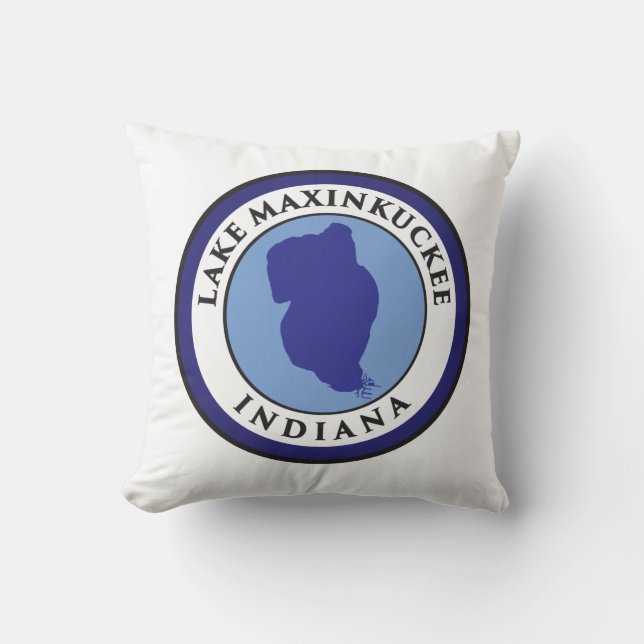 Sjö Maxinkuckee, Indiana Kudde (Framsida)