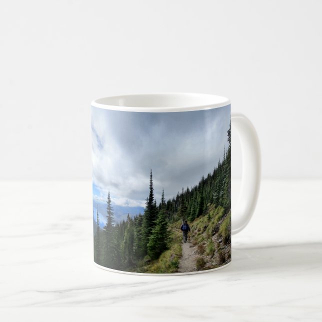 Sjö McDonald från Mt Brown - Glacier National Park Kaffemugg (Framsida höger)