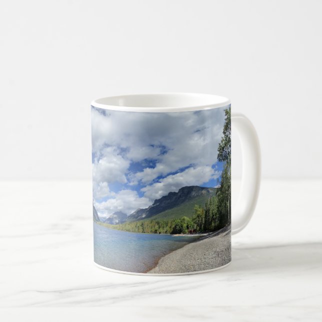 Sjö McDonald - Glacier National Park Kaffemugg (Framsida höger)
