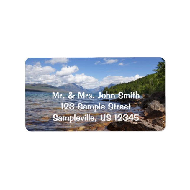 Sjö McDonald I Adressetikett (Framsidan)