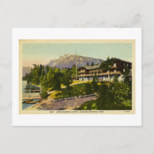 Sjö McDonald Lodge Glacier nationalpark Vykort
