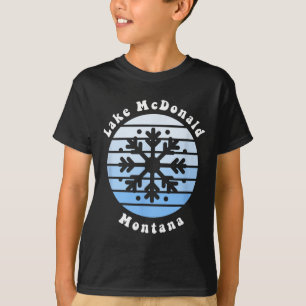 Sjö Mcdonald Montana Snowflake-julvinter S T Shirt