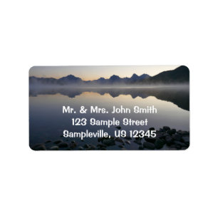 Sjö McDonald vid Sunrise II Adressetikett