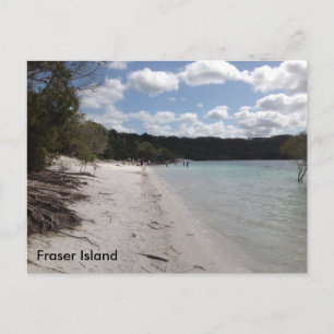 Sjö McKenzie, Fraser Island, Queensland Australien Vykort