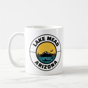 Sjö Mead Arizona Mountain Fishing Kayaking Kaffemugg