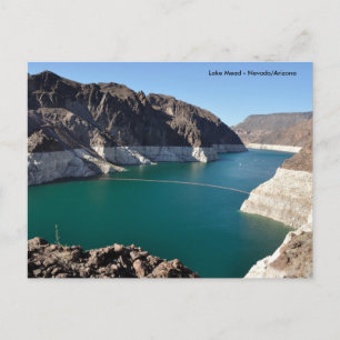 Sjö Mead nära Hoover Dam Vykort