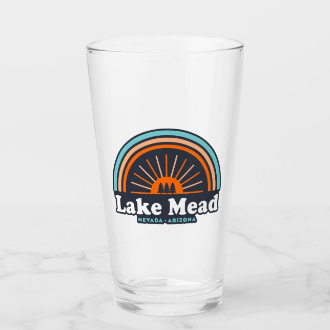 Sjö Mead Nevada Arizona Rainbow Glaskopp (Framsida)
