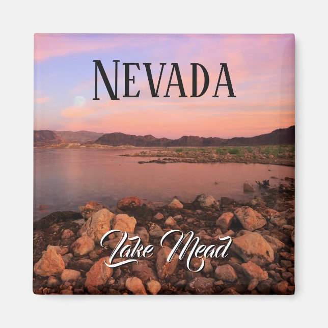 Sjö Mead Nevada Magnet (Framsidan)