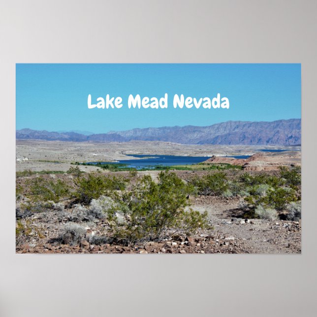 Sjö Mead Nevada Poster (Framsidan)