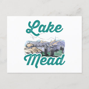 Sjö Mead Souvenir Hoover Dam Vykort