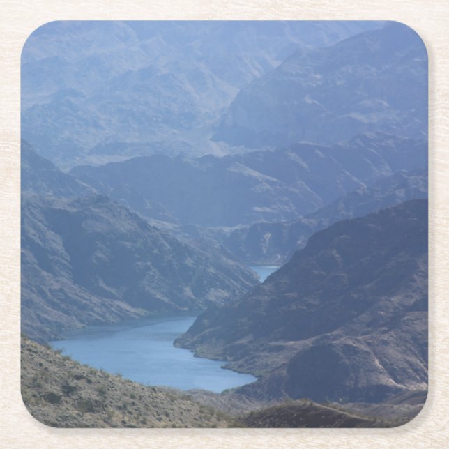 Sjö Meade Drink Underlägg Papper Kvadrat (Framsidan)