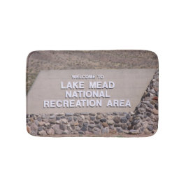 Sjö Meade Recreational Area Sign Bath Mat Badrumsmatta