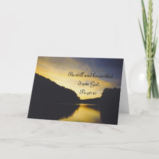 sjö med scripture kort