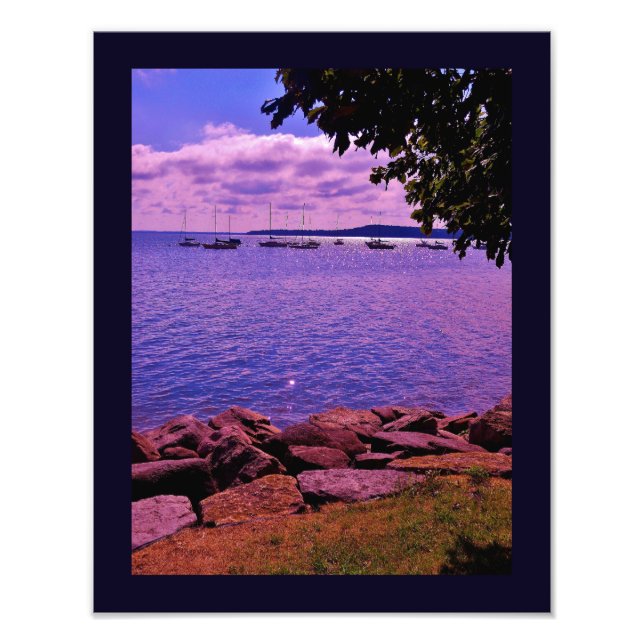 Sjö Mendota Boats Fototryck (Framsidan)