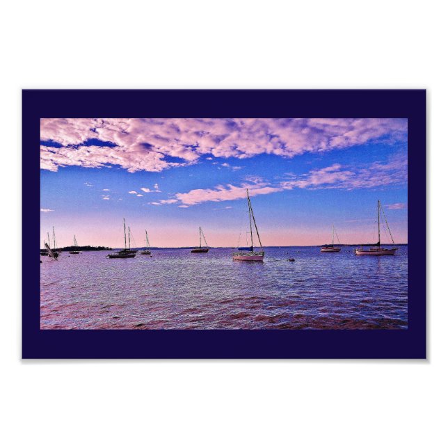 Sjö Mendota Boats Fototryck (Framsidan)