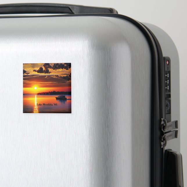 Sjö Mendota, WI Magnet (In Situ (Luggage))