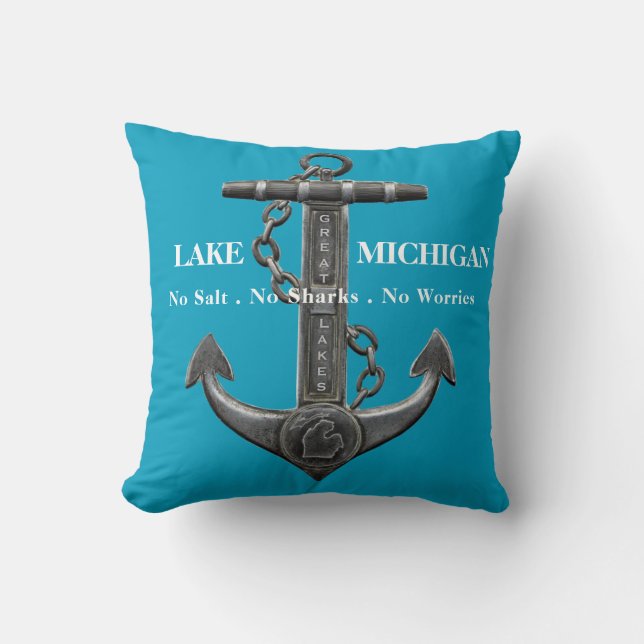 Sjö Michigan-ankaret pirat Kudde (Framsida)