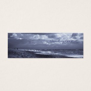 Sjö Michigan Beach Bookmark Litet Visitkort