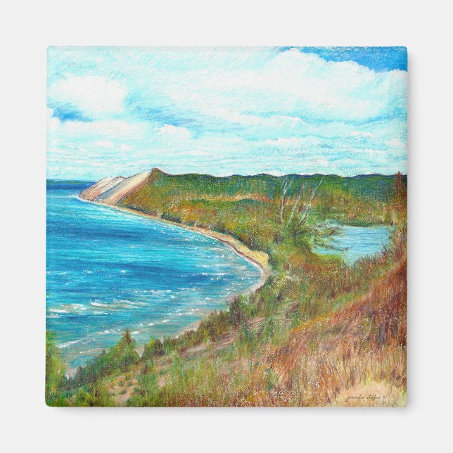 Sjö Michigan Dunes Magnet (Framsidan)