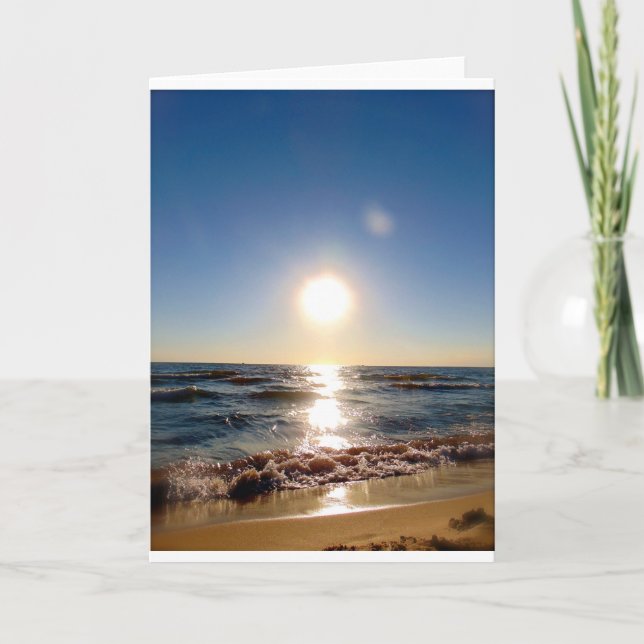 Sjö Michigan-hälsningskort Kort (Framsida)