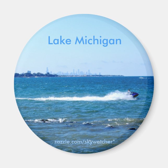 Sjö Michigan Magnet (Framsidan)