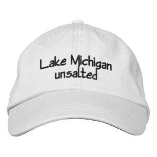 Sjö Michigan - osaltat Broderad Keps