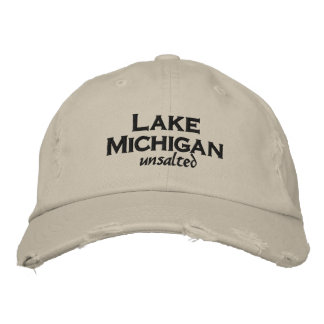 SJÖ MICHIGAN - osaltat Broderad Keps