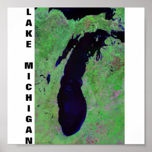 Sjö Michigan Poster