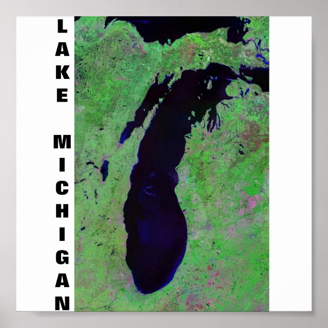 Sjö Michigan Poster (Framsidan)