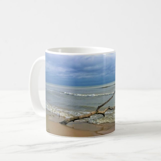 Sjö Michigan, Sheboygan, Wisconsin Kaffemugg (Framsida vänster)