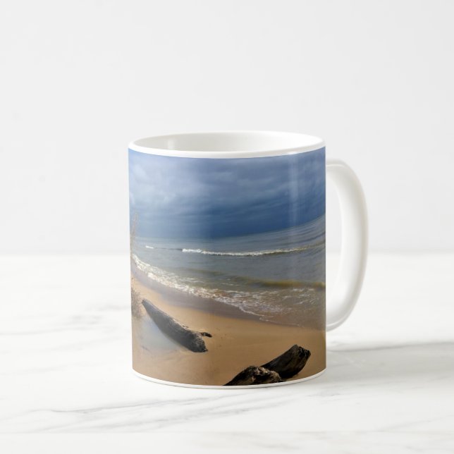Sjö Michigan, Sheboygan, Wisconsin Kaffemugg (Framsida höger)