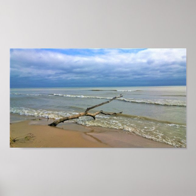 Sjö Michigan, Sheboygan, Wisconsin Poster (Framsidan)