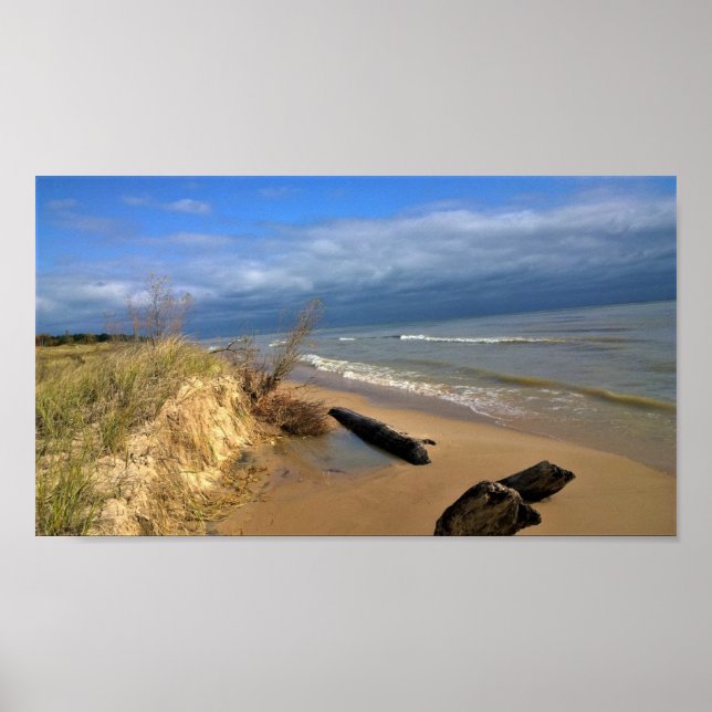 Sjö Michigan, Sheboygan, Wisconsin Poster (Framsidan)