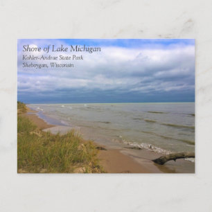 Sjö Michigan, Sheyboygan, WI-vykort Vykort