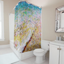 Sjö Michigan Shore Shower Curtain
