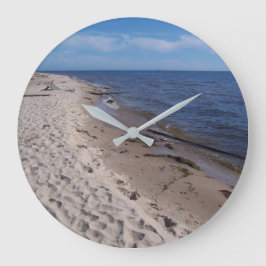 Sjö Michigan Shoreline Acrylic Wall Clock Stor Klocka