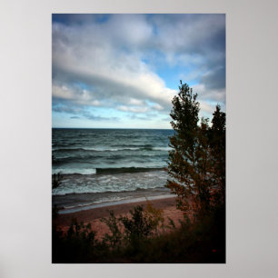 Sjö Michigan - St Ignace, MI Poster