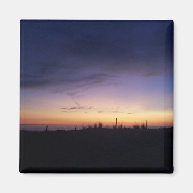 Sjö Michigan Sunset Magnet (Framsidan)