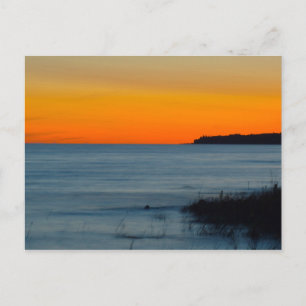 Sjö Michigan Sunset, Michigan Vykort