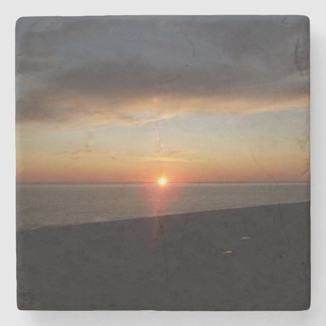 Sjö Michigan Sunset Stenunderlägg (Framsidan)