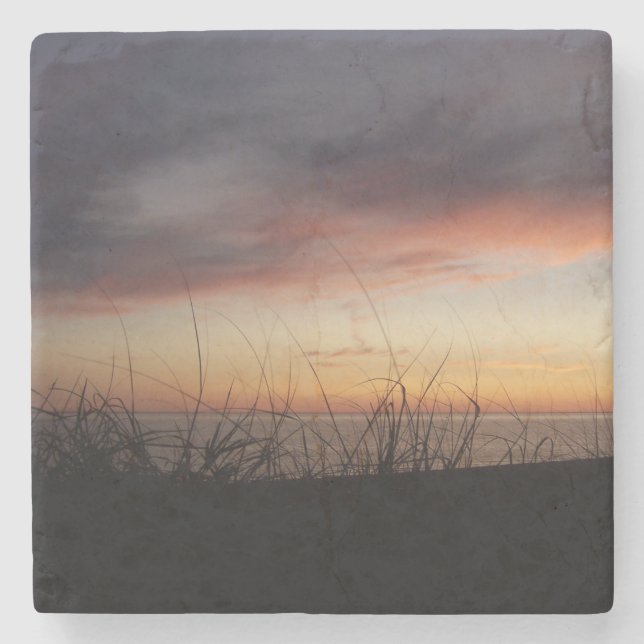 Sjö Michigan Sunset Stenunderlägg (Framsidan)
