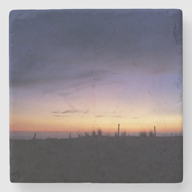 Sjö Michigan Sunset Stenunderlägg (Framsidan)