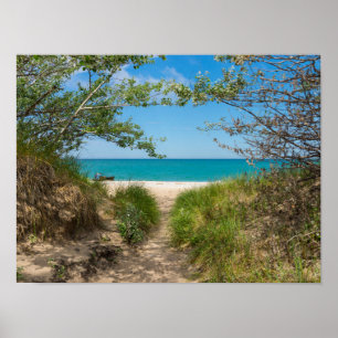 Sjö Michigan Tranquilitet Poster