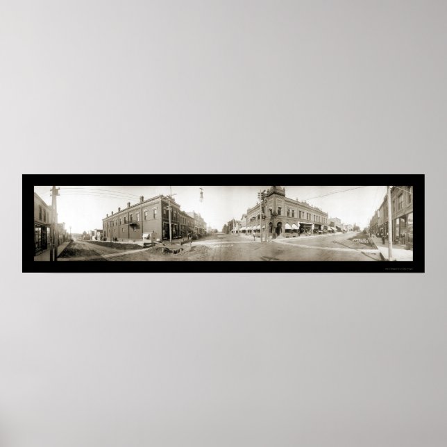 Sjö Mills, IA Photo 1908 Poster (Framsidan)