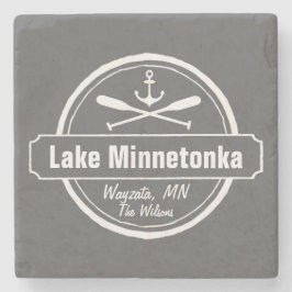 Sjö Minnetonka Minnesota ankarstad och namn Underlägg Sten