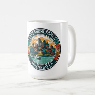 Sjö Minnetonka, Minnesota-fiske och båt Kaffemugg