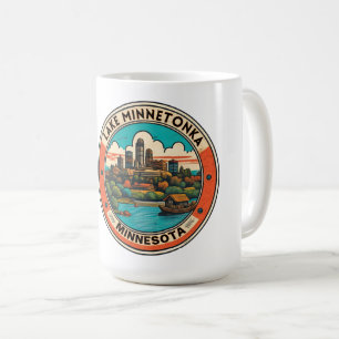 Sjö Minnetonka, Minnesota-fiske och båt Kaffemugg